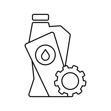 otomobil motoru yağ simgesi