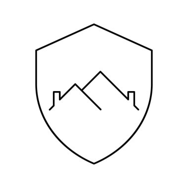 ev güvenlik kalkanı simgesi