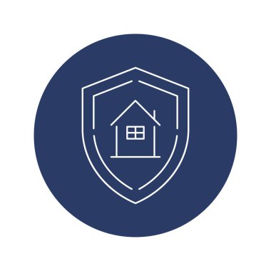 ev güvenlik kalkanı simgesi
