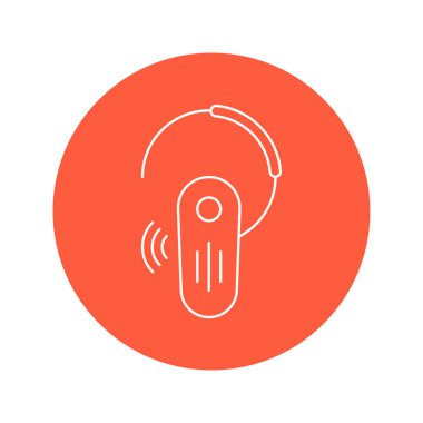Yaratıcı bluetooth kulaklık simgesi