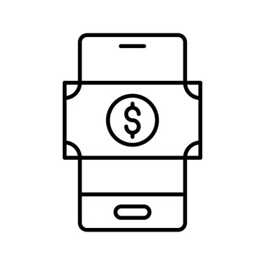 Online mobil ödeme simgesi