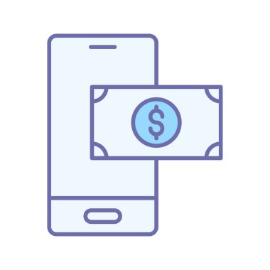 Online mobil ödeme simgesi