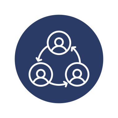 İş grubu iletişim simgesi