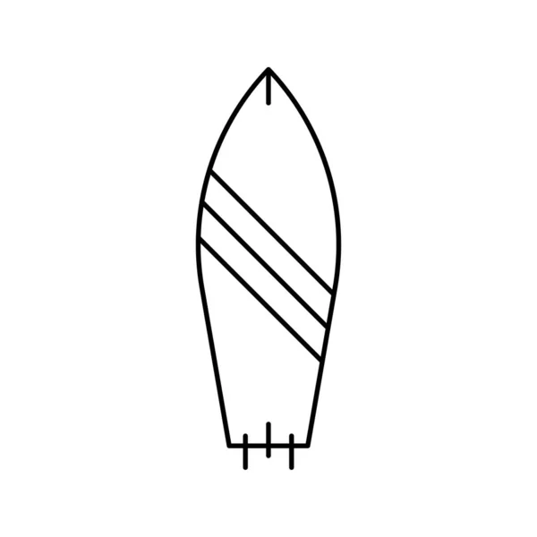 Symbolvektor Für Sommer Surfbretter — Stockvektor