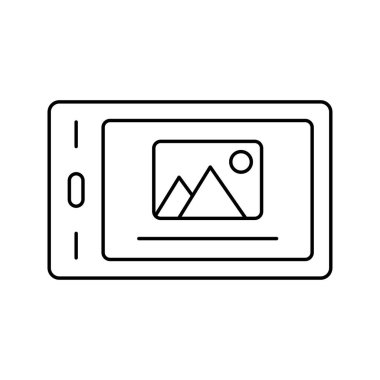 grafik çizim defteri simgesi