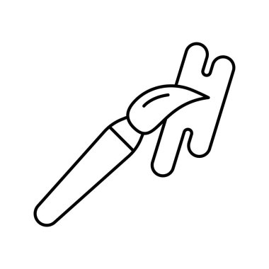 Sanatçı renk fırçası simgesi