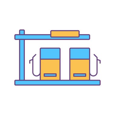 gaz dolum istasyonu simgesi