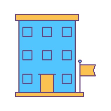 hükümet binası okul simgesi