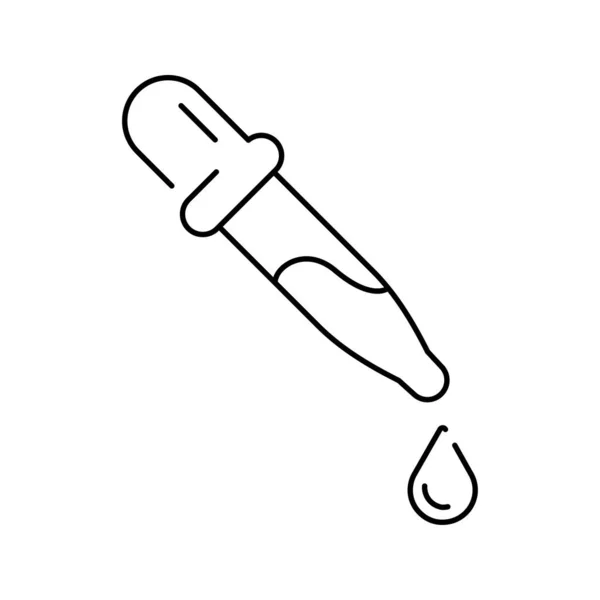 Farbdropper Symbol Vektor — Stockvektor