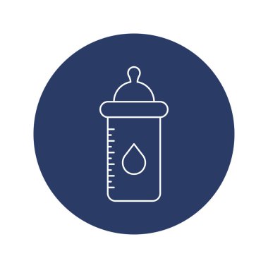 süt yerleştirme simgesi vektörü