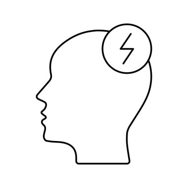 Stres baş ağrısı hastalığı simgesi