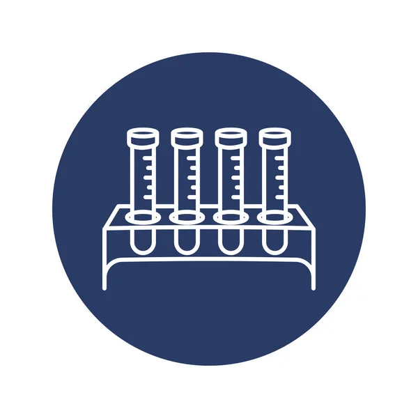 Medical Laboratory Test Tube Icon — Archivo Imágenes Vectoriales