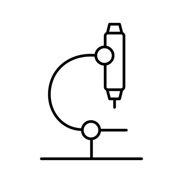 Microscope Medical Scientific Symbol Icon — Διανυσματικό Αρχείο