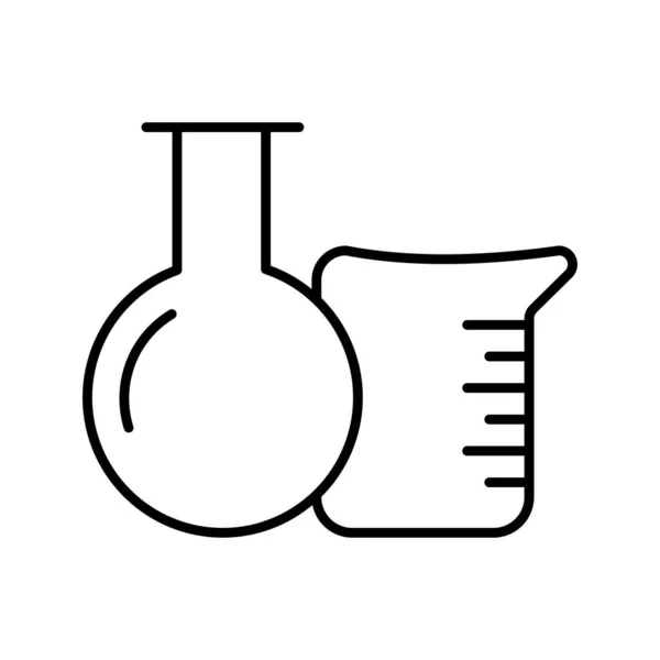 Medical Laboratory Test Tube Icon — ストックベクタ