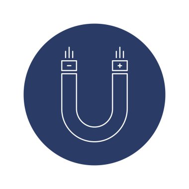 Modern teknoloji elektromanyetik enerji simgesi