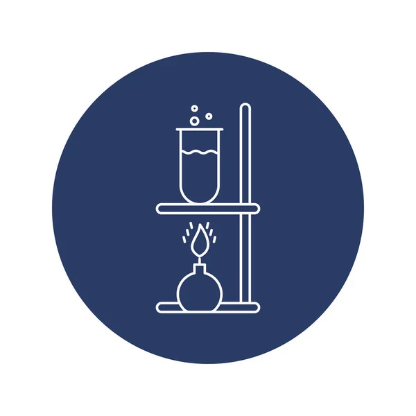 Medical Laboratory Test Tube Icon — ストックベクタ