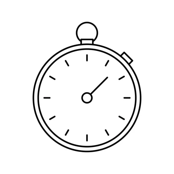 Modern Creative Stopwatch Icon Vector — Stock vektor