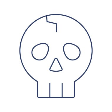 Cadılar Bayramı şeytani kafatası simgesi