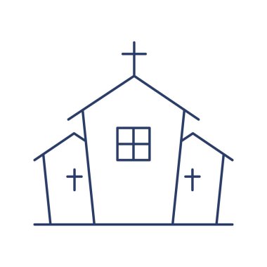 Cadılar Bayramı korku evi ikonu