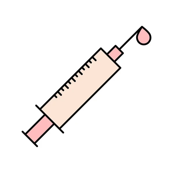 Health Medicine Injection Icon — Vettoriale Stock