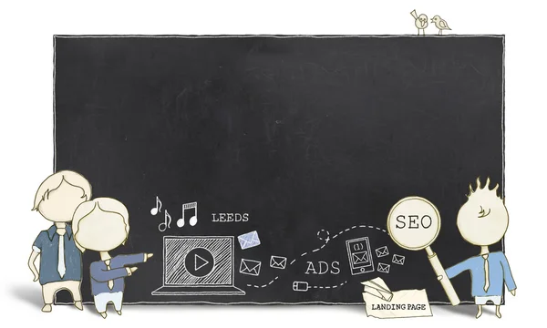 Web uzmanları ile boş yazı tahtası