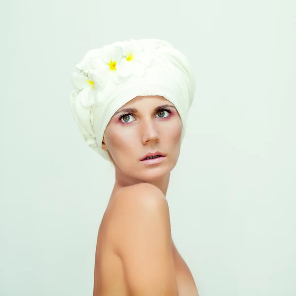 Sensual portrait of a woman spa — Stock Photo, Image