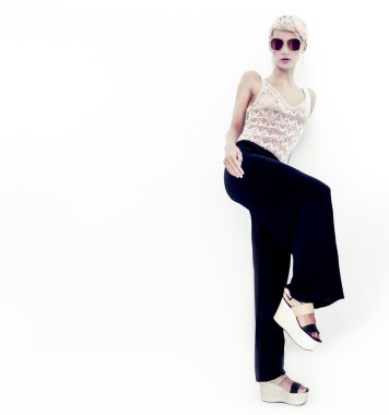 şehvetli kız moda portre