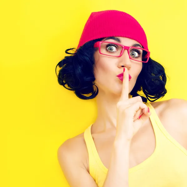 sürpriz bir şık kız portresi