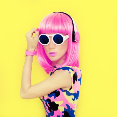 parlak moda kız müzik tarzı