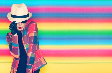 çekici kız hippi tarzı