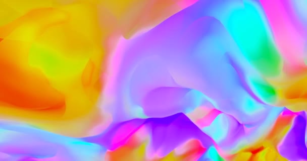 Looped Animaatio Abstrakti Värikäs Chill Tausta Ihanteellinen Luova Moderni Taustakuvamuotoilu — kuvapankkivideo