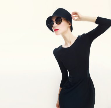 retro tarzı. zarif cazibe hanım