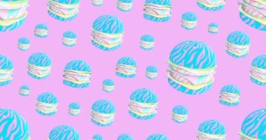 Minimum hareketli 3D sanat. Modern animasyon sanatı