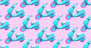 Minimum hareketli 3D sanat. Modern animasyon sanatı