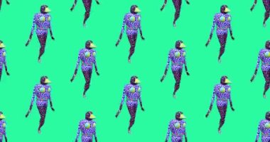 Minimum hareketli 3D sanat. Modern animasyon sanatı