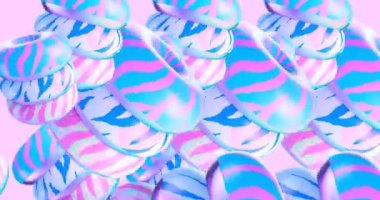 Minimum hareketli 3D sanat. Modern animasyon sanatı