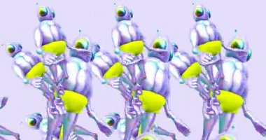 Minimum hareketli 3D sanat. Modern animasyon sanatı