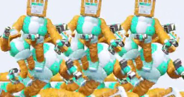 Minimum hareketli 3D sanat. Yaratıcı modern animasyon