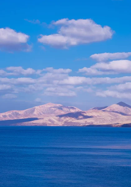 Beautiful Landscape Volcanoes Ocean Travel Vacation Concept Canary Island Lanzarote — 스톡 사진