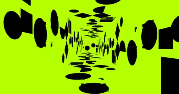 Looped Animatie Abstract Geometrie Achtergrond Ideaal Creatief Modern Behang Voor — Stockvideo