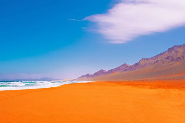 Bela Paisagem Costa Oceano Viajar Ilhas Canárias — Fotografia de Stock