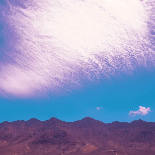 Hermoso Paisaje Surreal Volcanes Desierto Concepto Viaje Islas Canarias —  Fotos de Stock