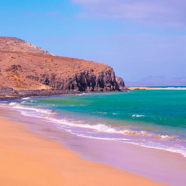 Prachtig Surrealistisch Landschap Oceaan Kust Reizen Canarische Eilanden — Stockfoto