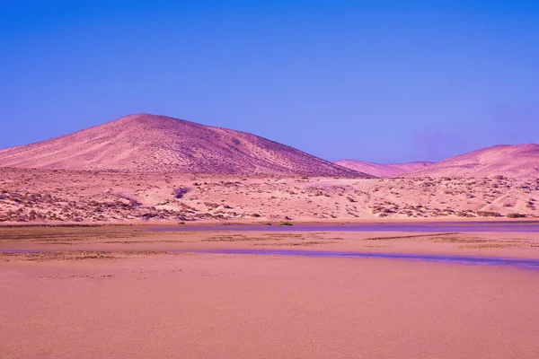 Beautiful Surreal Landscape Volcanoes Desert Travel Concept Canary Islands — Stock Photo, Image