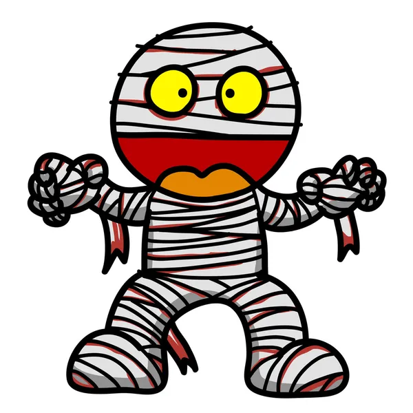 Mummie cartoon — Stockvector