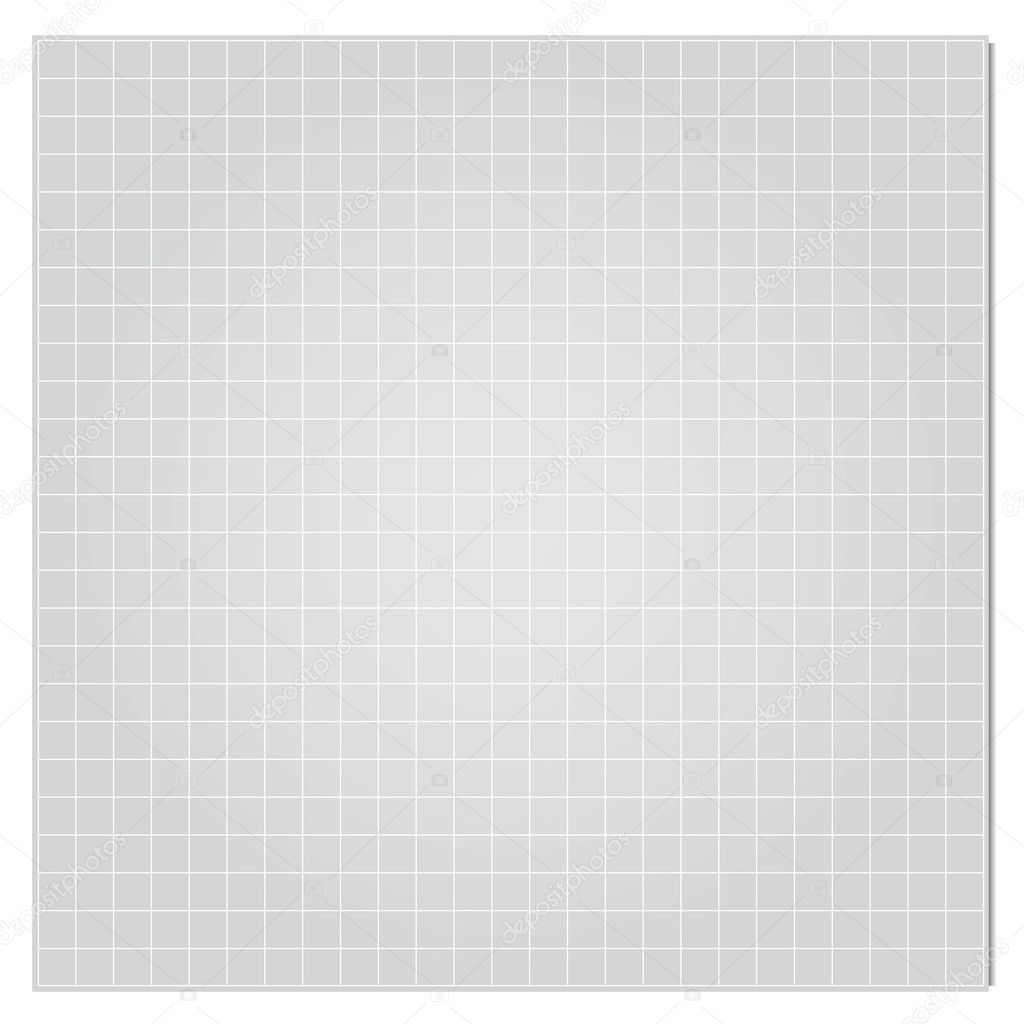 Gray graph paper background.