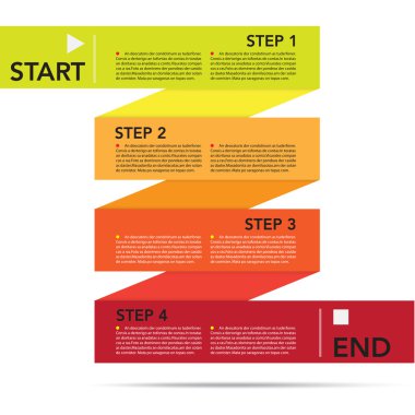soyut origami banner arka plan.