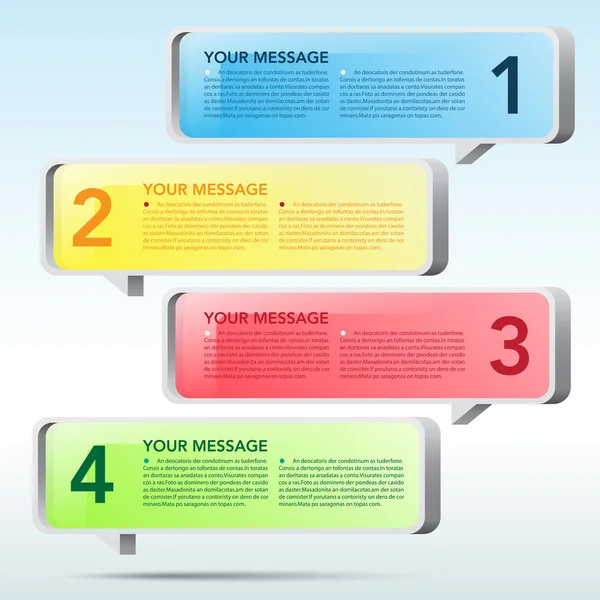 3D konuşma balonu arka plan.