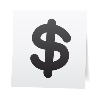 el kağıt üzerine Not karikatür çizmek.