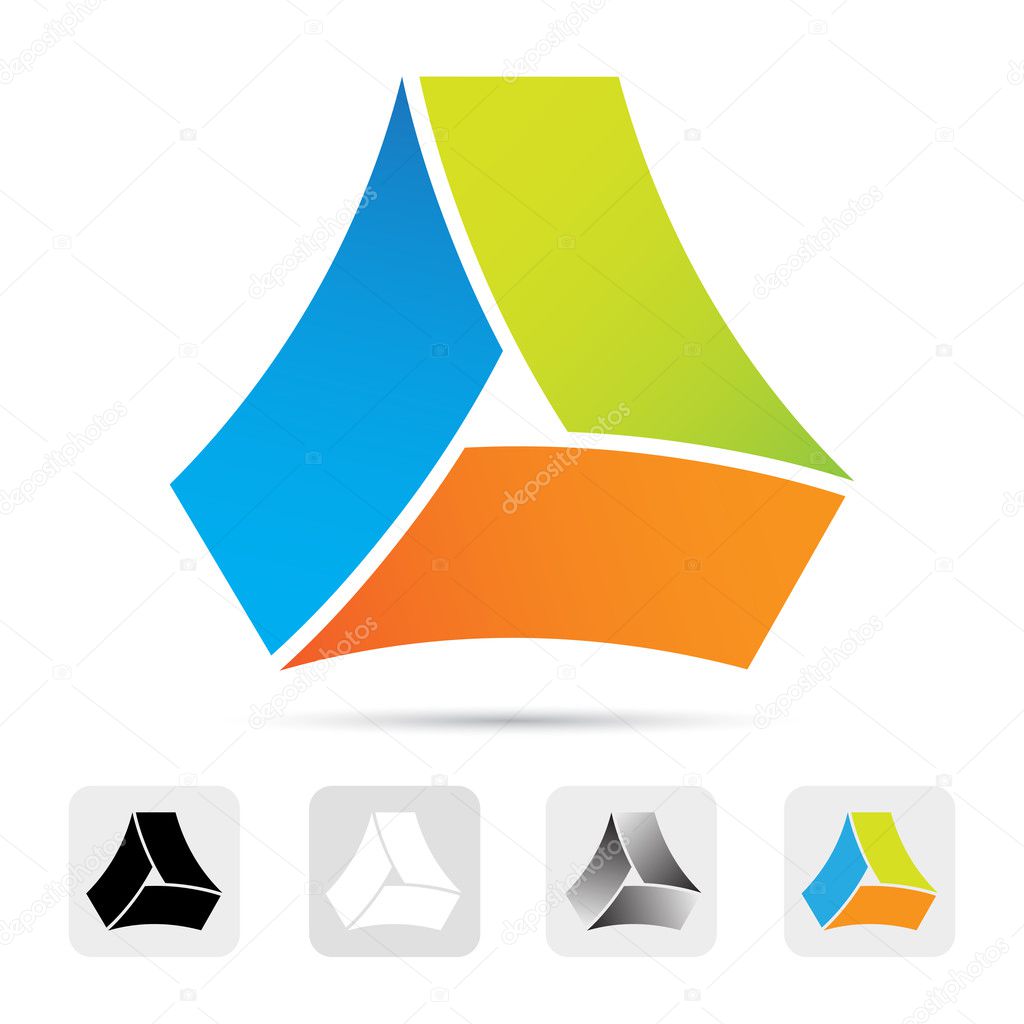 Abstract colorful logo,design element